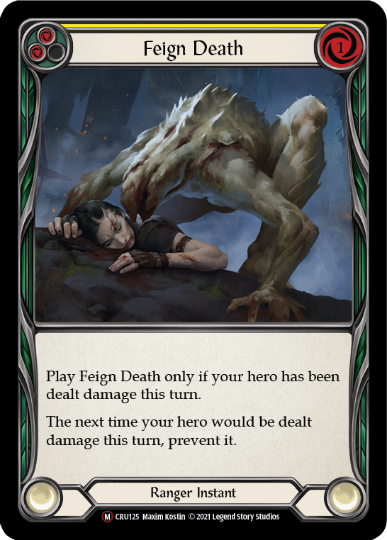 Feign Death [U-CRU125-RF] Unlimited Rainbow Foil