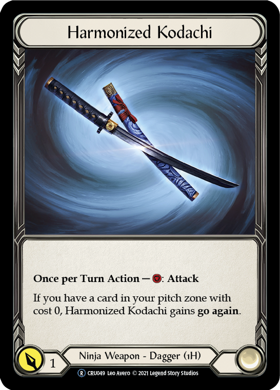 Harmonized Kodachi [U-CRU049-RF] Unlimited Rainbow Foil