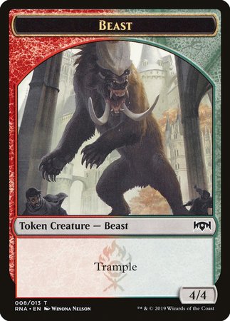 Beast Token [Ravnica Allegiance Tokens]