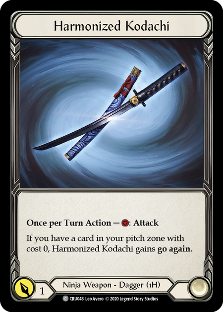 Harmonized Kodachi [U-CRU048-RF] Unlimited Rainbow Foil