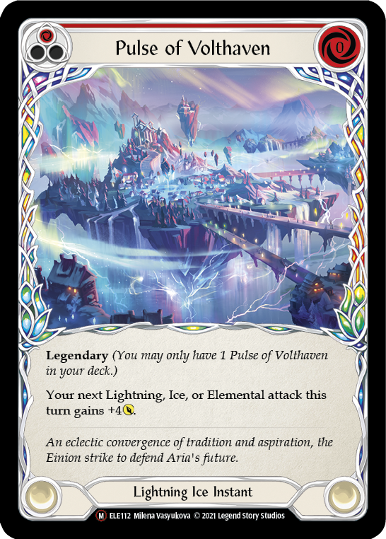 Pulse of Volthaven [U-ELE112] Unlimited Rainbow Foil