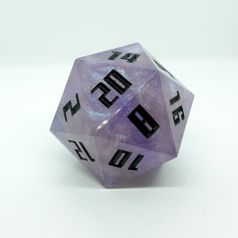 'Sky Sparkle' Dragon Sized D20