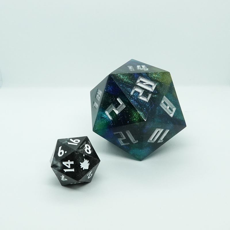 'Too Many Milky Ways' Dragon Sized D20