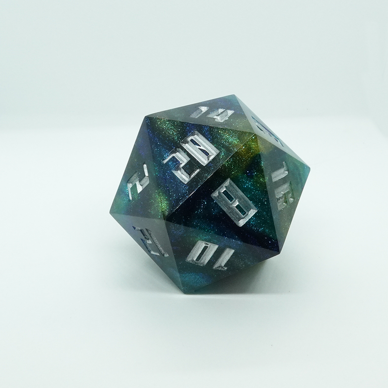 'Too Many Milky Ways' Dragon Sized D20