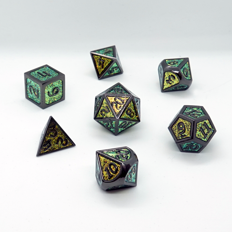 'Corrosion' Metal Dice Set