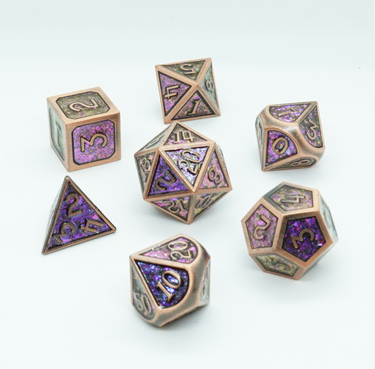 'Regal' Metal Dice Set