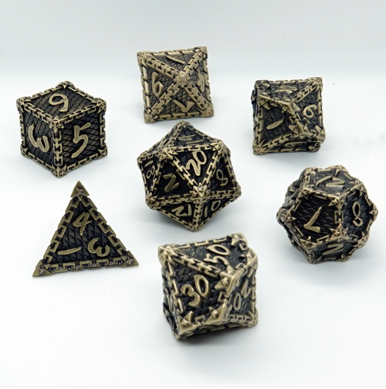 'Ronin' Metal Dice Set