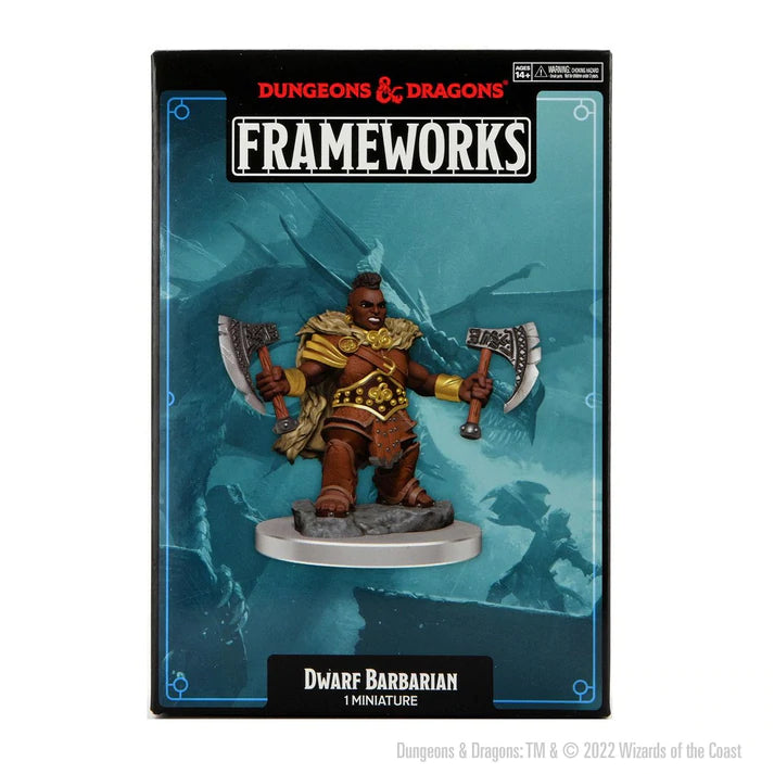 D&D Frameworks Dwarf Barbarian Female