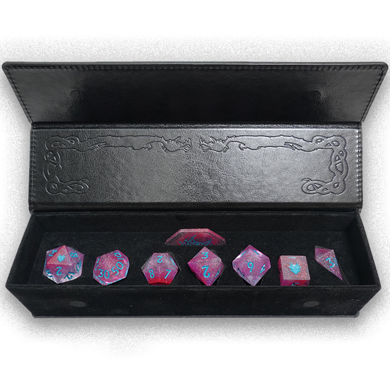 'Oxalis' 8 Piece Resin DND Dice Set